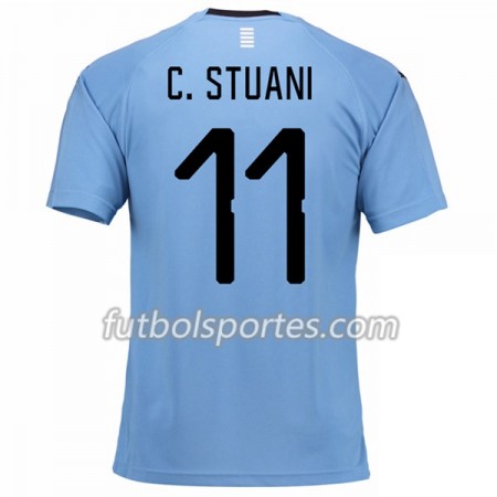 Camisetas Uruguay C.Stuani 11 Primera Equipacion Mundial 2018